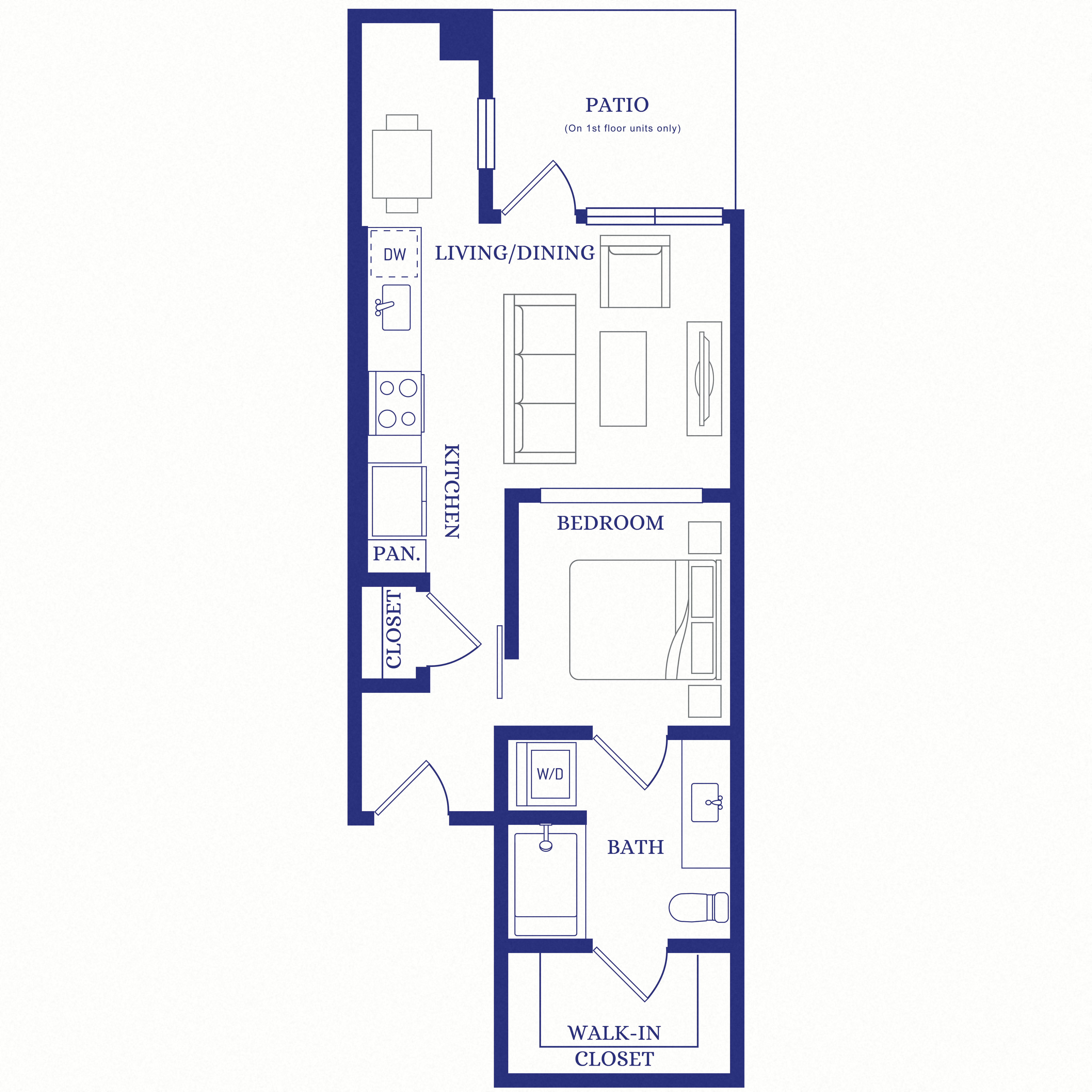 Floor plan layout diagram for A2